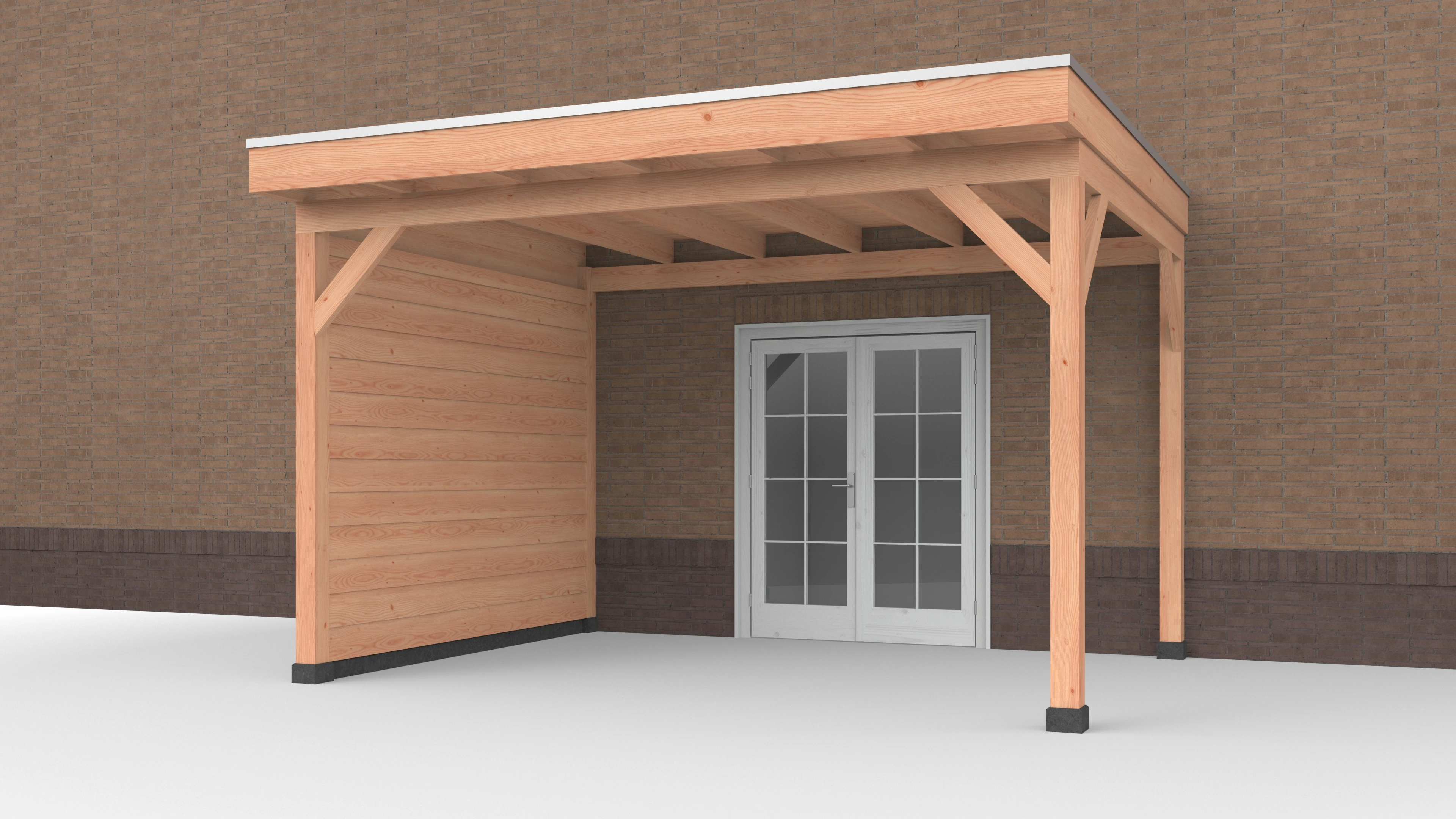 Douglas Buitenverblijf aan huis, 400 x 300, met zijwand, Westwood - Afbeelding 1